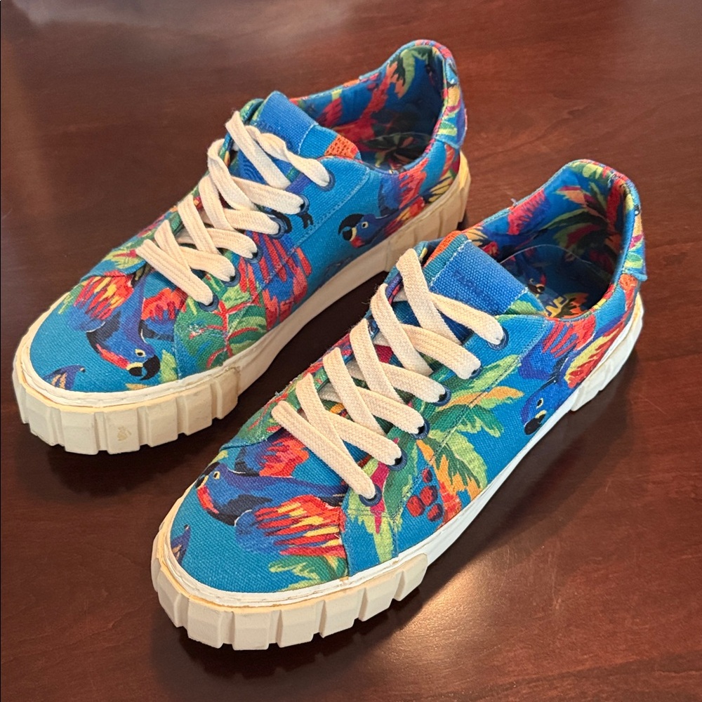 FARM RIO Colorful Tropical Print Sneakers